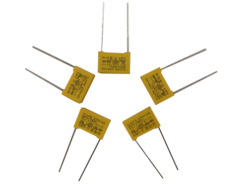 In-line safety capacitors